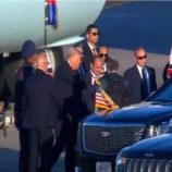 الرئيس السيسى يستقبل ترامب في مطار شرم الشيخ