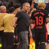 هانز فليك يرد بقوة على تقارير تمرد لامين جمال في برشلونة (فيديو)