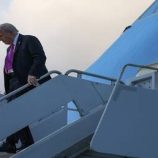 العثور على “منصة قنص” منصوبة في موقع يطل على طائرة ترامب بولاية فلوريدا