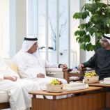 رئيس الإمارات يستقبل حاكم رأس الخيمة في قصر الشاطئ