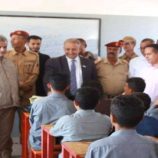 الفريق الرئاسي  يتفقد سير العملية التعليمية في ثانوية الفقيد عبدالمنتصر بحبيل جبر