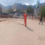 حملة واسعة لتنظيف ساحة الجندي المجهول بالتواهي استعدادًا لاحتفالات ذكرى عيد الاستقلال الوطني 30 نوفمبر