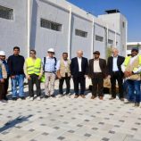 محافظ حضرموت والسفير الألماني يتفقدان مشروع تأهيل المخازن المركزية للأدوية