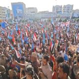 وفود جماهيرية من مديريات الحوطة وتبن والمسيمير تصل إلى ساحة الاعتصام بالعاصمة عدن