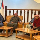 رئيس الجمعية الوطنية يلتقي وفد قبيلة آل الزبيدي بوادي حضرموت