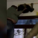 الهند.. لص عالق في فتحة تهوية يثير الدهشة