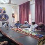 انتقالي المهرة يناقش الأوضاع السياسية والأمنية ويدين إغلاق مقر الجمعية الوطنية