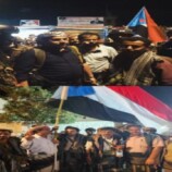 فيما حشود المحفد تصل الى الساحة.. قيادات عسكرية وأمنية تتوافد إلى مليونية الثبات والوفاء بزنجبار