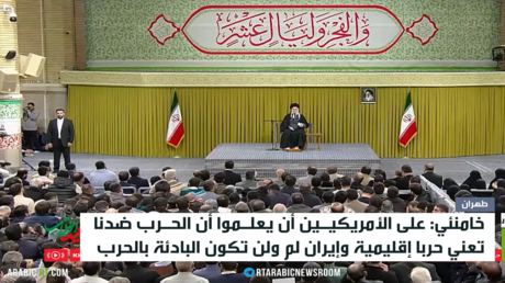 خامنئي: الهجوم علينا يعني حربا إقليمية