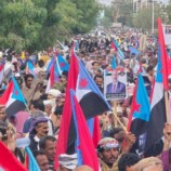 أبناء أبين في ساحة الحرية بزنجبار دعما لقرارات الرئيس الزُبيدي