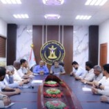 انتقالي العاصمة عدن يجدد مطالبته بفتح المقرات ويستعرض سير العمل  التنظيمي