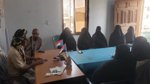 انتقالي حديبو يناقش خطط وأنشطة قطاع المرأة والطفل بالمديرية