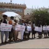 تدشين الشباب الأحرار في المكلا بوقفة احتجاجية للمطالبة بالخدمات