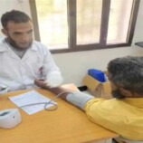 حملة تبرع بالدم في مركز بئر أحمد الصحي لصالح جرحى الجبهات