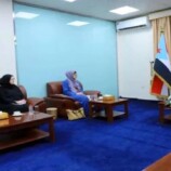 الحالمي ورئيسة الصليب الأحمر يبحثان دعم المرافق الصحية