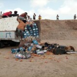 صحة البيئة بالمنصورة تتلف 20 طنًا من الفواكه الفاسدة